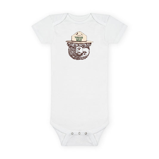 Forever Wild Ranger Bear Baby Onesie - Forever Wild Co.