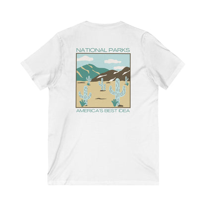 National Parks Best Idea V-Neck T-Shirt - Forever Wild Co.